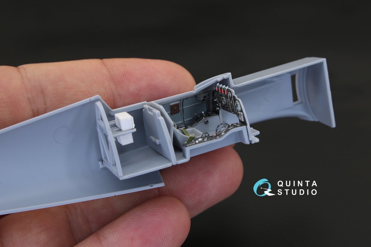 Quinta Studio QD48023 La-9 3D-Printed &amp;amp; colored Interior on decal paper (for ARK kit) 1/48 – image 4