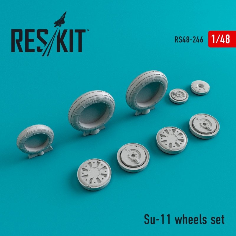 RESKIT RS48-0246 Jeu de roues Su-11 1/48
