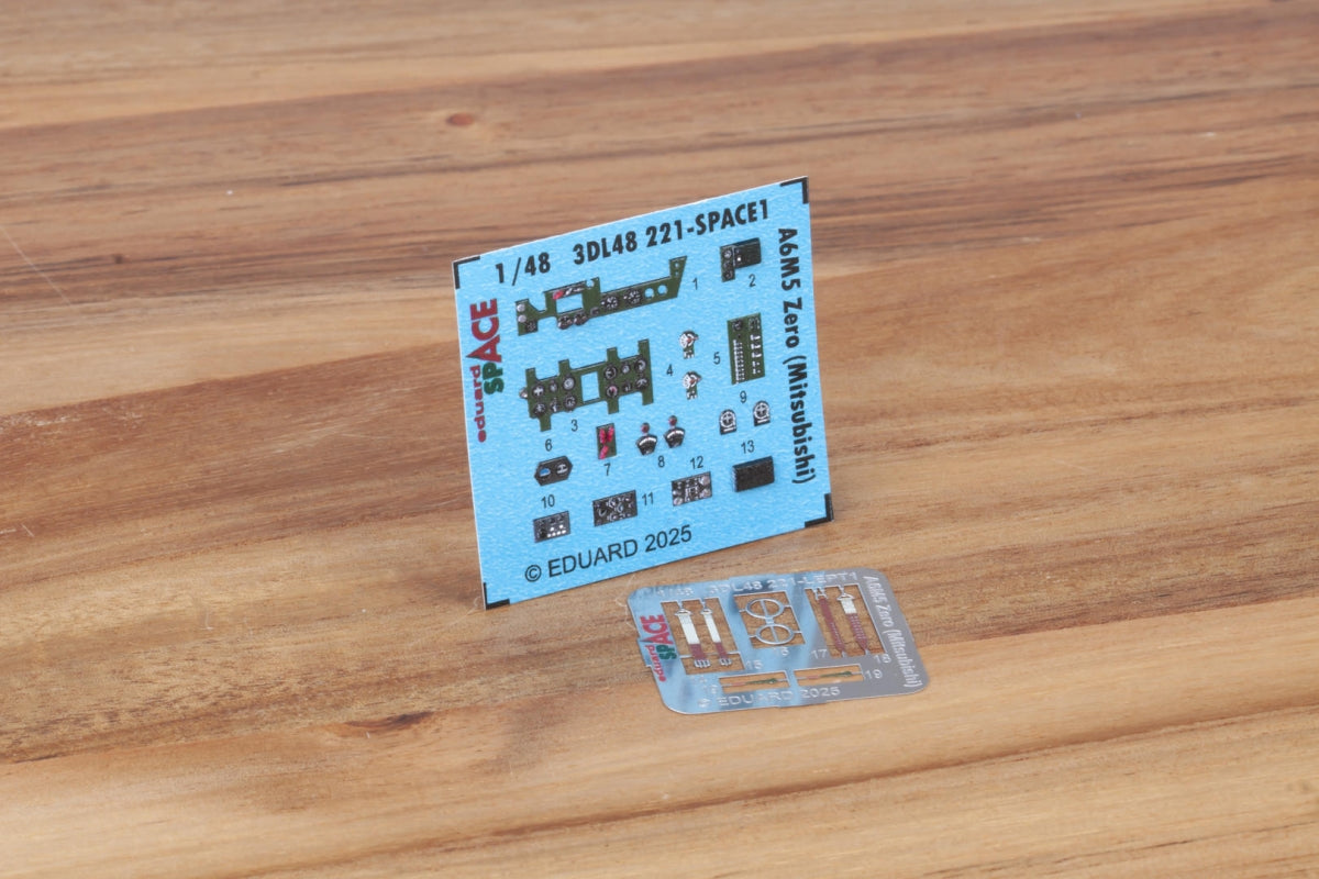Eduard 3DL48221 A6M5 Zero (Mitsubishi) SPACE FINE MOLDS 1/48