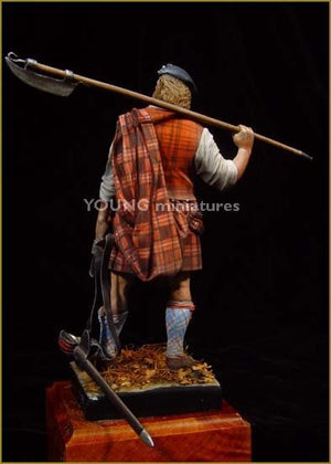 Young Miniatures YH9004 Highland Clansman 1746 90mm – image 5