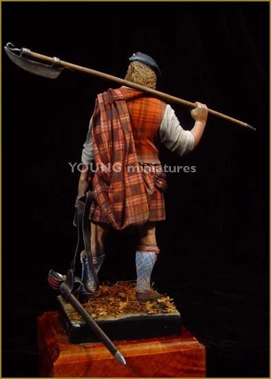 Young Miniatures YH9004 Highland Clansman 1746 90mm – image 5
