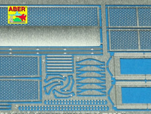 Aber 35G16 Grilles for russian tank KV-1 and KV-2 1/35 – imagen 3