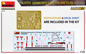 MiniArt 39016 AUSTIN ARMORED CAR 1918 PATTERN. IRELAND 1919-21. BRITISH SERVICE. INTERIOR KIT 1/35 – Bild 3