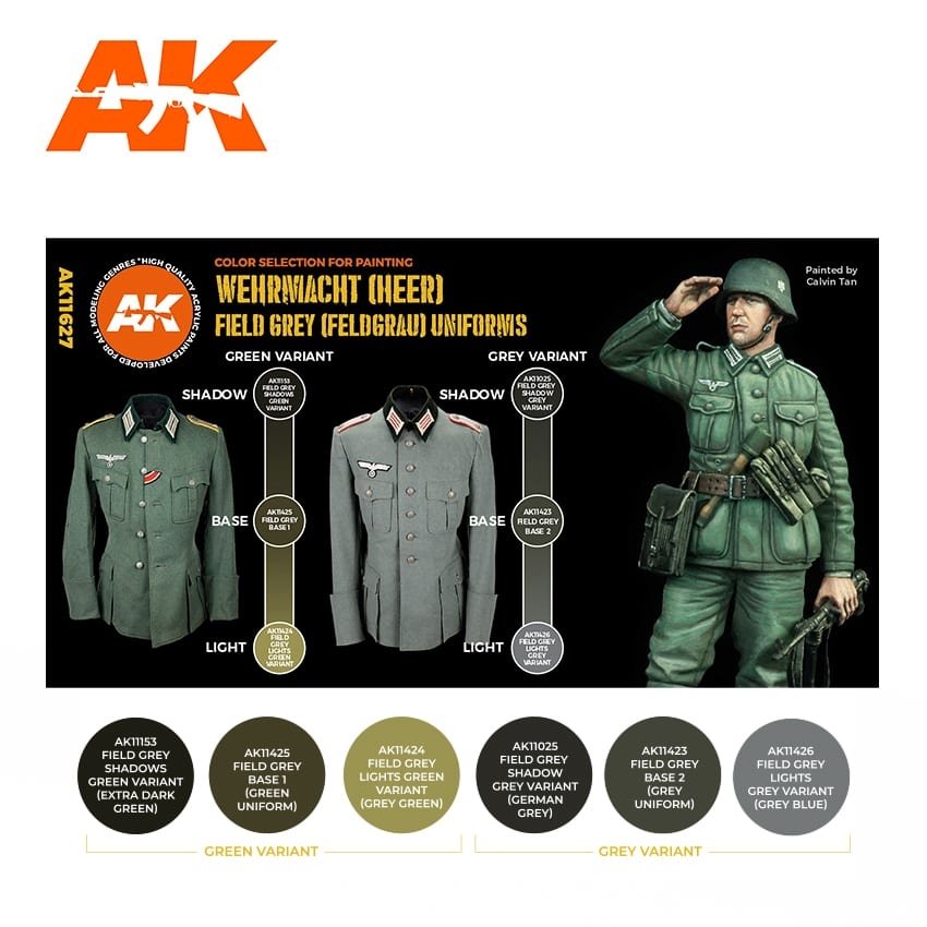 AK Interactive AK11627 FIELD GRAY (FELDGRAU) UNIFORMS – image 2