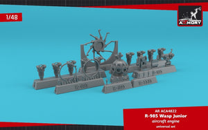Armory Models ACA4822 R-985 Wasp Junior US aircraft engine 1/48 – image 3