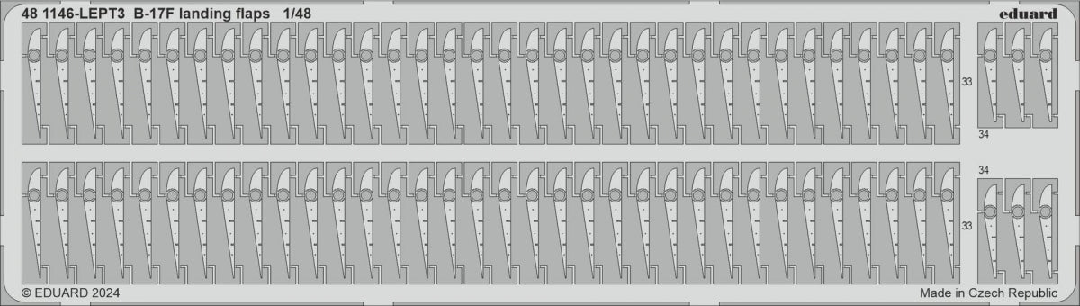 Eduard 481146 B-17F landing flaps EDUARD 1/48 – Bild 3