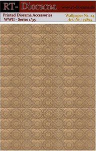 RT-Diorama 35894 Printed Accessories: Wallpaper No.24 1/35