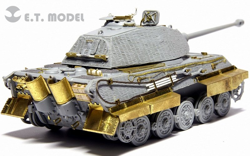 ET Model E72-021 WWII German King Tiger/Jagdtiger Fender &amp;amp; Schurzen For DRAGON Kit 1/72