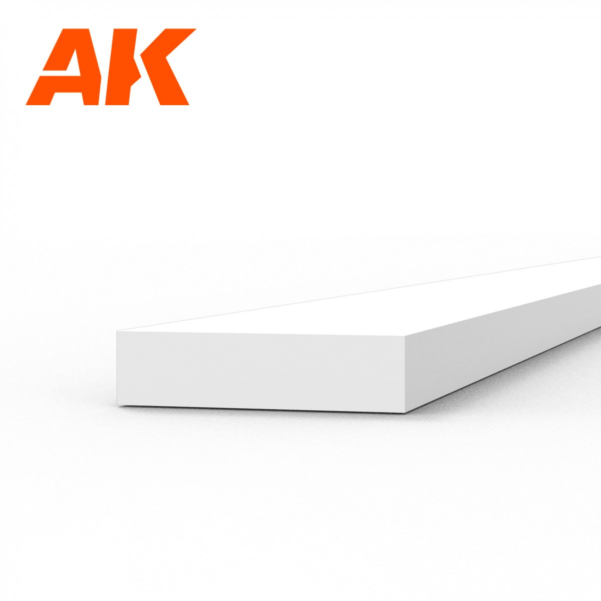 AK Interactive AK6522 STRIPS 1.00 X 4.00 X 350MM – STYRENE STRIP – (10 UNITS) – immagine 2