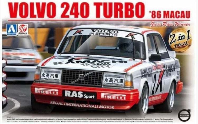 Beemax 24012 Volvo 240 Turbo &amp;#39;86 MACAU Guia Race Winner 1/24