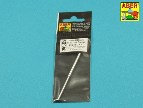 Aber 35L-325 76mm M1A1 Barrel for M18 Helcat Assault Gun 1/35