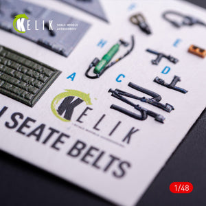 Kelik K48127 F-16CJ - interior 3D decals for Tamiya kit 1/48