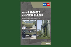 Hobby Boss 85517 Russian BAZ-64022 with 5P85TE2 TEL S-400 1/35 – zdjęcie 3