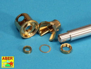 Aber 16L-08 Early muzzle brake for the barrel used on the early version of the Tiger I, King Tiger tank (Porsche turret) / Early muzzle brake used on German 8.8cm barrel Tiger I - early and Tiger II (Porsche turret) 1/16 – image 17