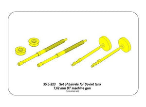 Aber 35L-223 Set of 2 barrels for DT 1/35 radar gun – immagine 2