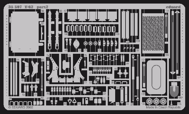 Eduard 35507 T-62 1/35 Tamiya – image 2