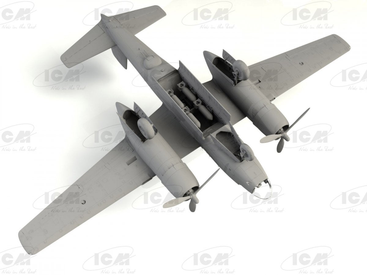 ICM 48288 A-26C-15 Invader with pilots and ground personnel 1/48 – Bild 5