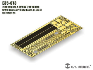 ET Model E35-073 WWII German Pz.Kpfw.I Ausf.A Fender (For DRAGON Kit) (1/35)