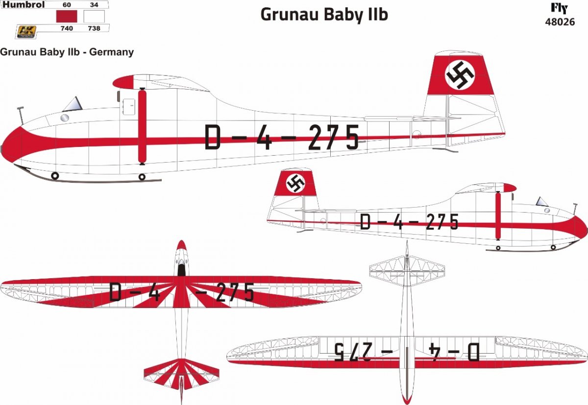 Fly 48026 Grunau Baby IIB Germany vol. 2 1/48 – Bild 3