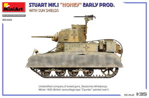 MiniArt 35423 Stuart Mk.I “Honey” Early Production w/Sun Shields 1/35 – image 7