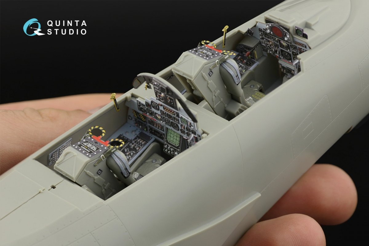 Quinta Studio QD32039 F-4E 3D-Printed &amp;amp; colored Interior on decal paper (Revell) 1/32 – image 3