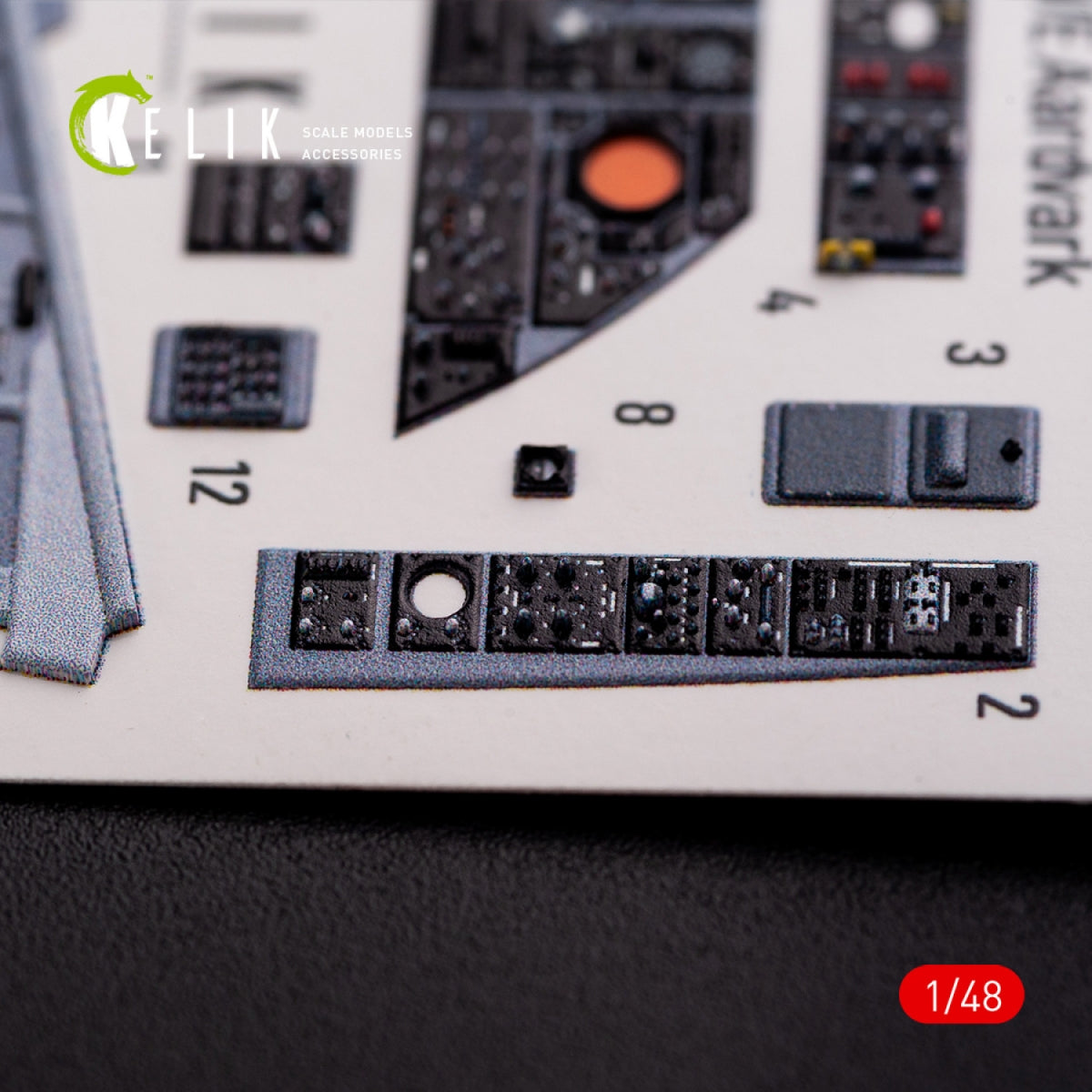 KELIK K48002 F-111 A/E Aardvark interior 3D decals for HobbyBoss kit 1/48 – image 8