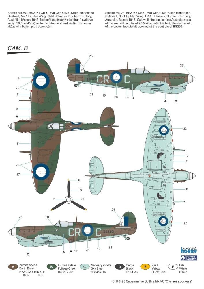 Special Hobby 48195 Supermarine Spitfire Mk. VC &amp;#39;Overseas Jockeys&amp;#39; 1/48 – Bild 3
