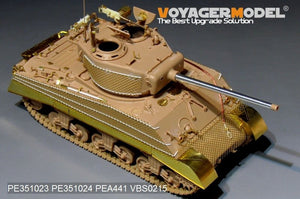 Voyager Model PE351023 WWII US M4A3 (76) in Mid Tank Basic For MENG TS-043 1/35 – immagine 3