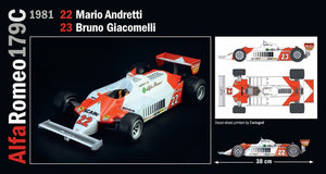 Italeri 4704 ALFA ROMEO 179 - 179C 1/12 – image 3