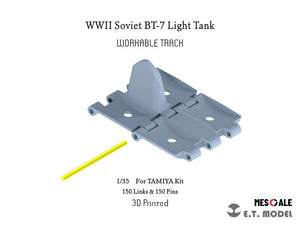 ET Model P35-025 WWII Soviet BT-7 Light Tank Workable Track ( 3D Printed ) 1/35