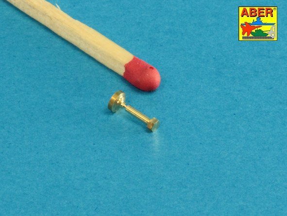 Aber 16110 Turned imitation of Hexagonal bolts &amp;amp;amp;amp;amp;amp; nuts 1.6 x 4.0 mm x 15 pcs. And 1.6mm nuts x 10 pcs. (1/16) – immagine 3