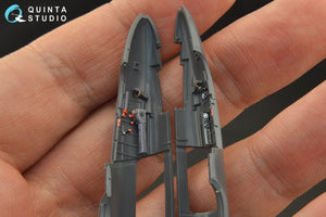 Quinta Studio QD72036 He 162 3D-Printed &amp;amp; colored Interior on decal paper (Special Hobby) 1/72 – immagine 2