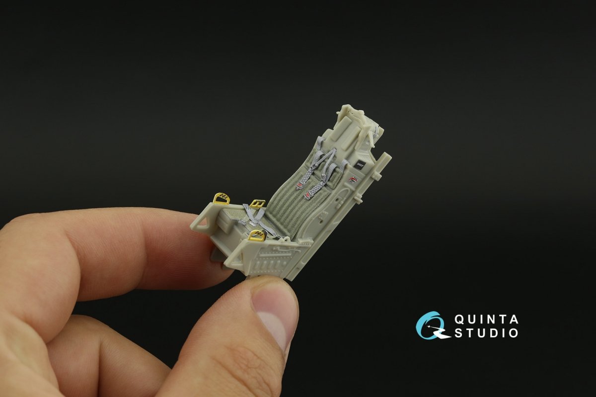Quinta Studio QD32155 F-15C Early/F-15A/F-15J early 3D-Printed &amp;amp; colored Interior on decal paper (Tamiya) 1/32 – immagine 10