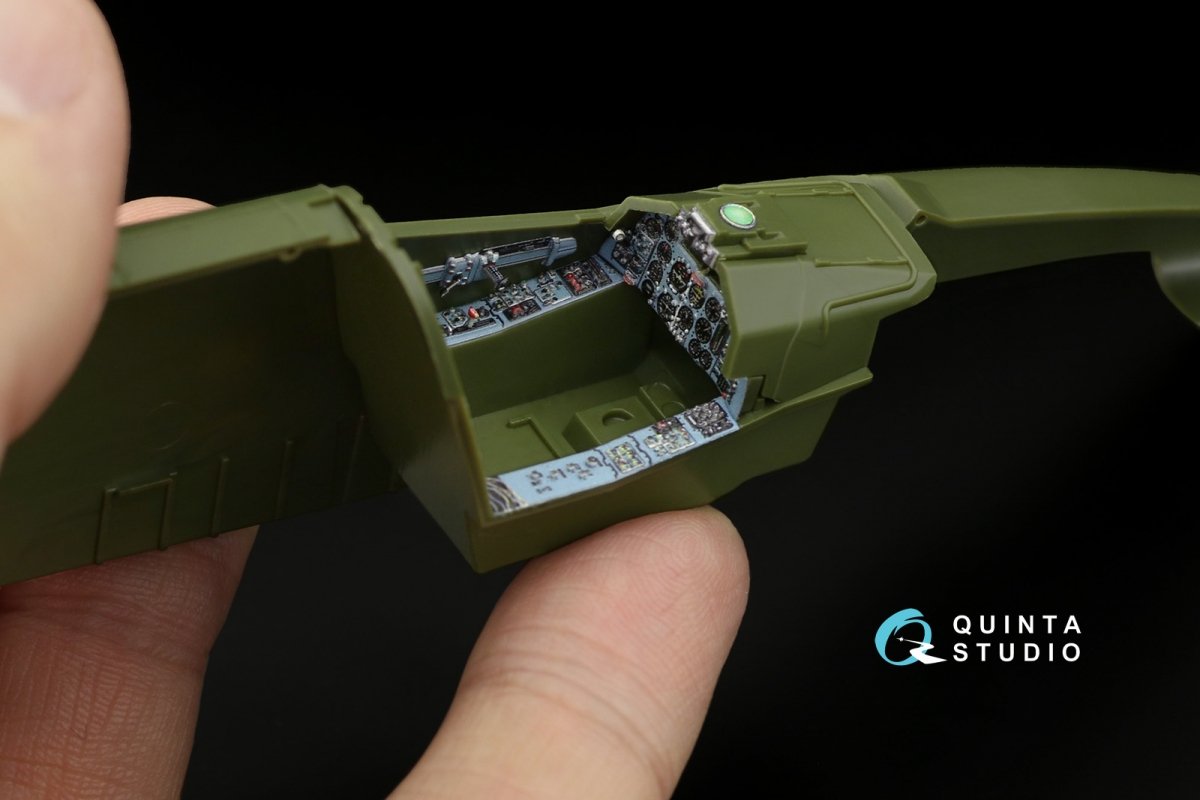 Quinta Studio QDS-48249 Su-25 3D-Printed &amp;amp; colored Interior on decal paper (Zvezda) 1/48 – image 3