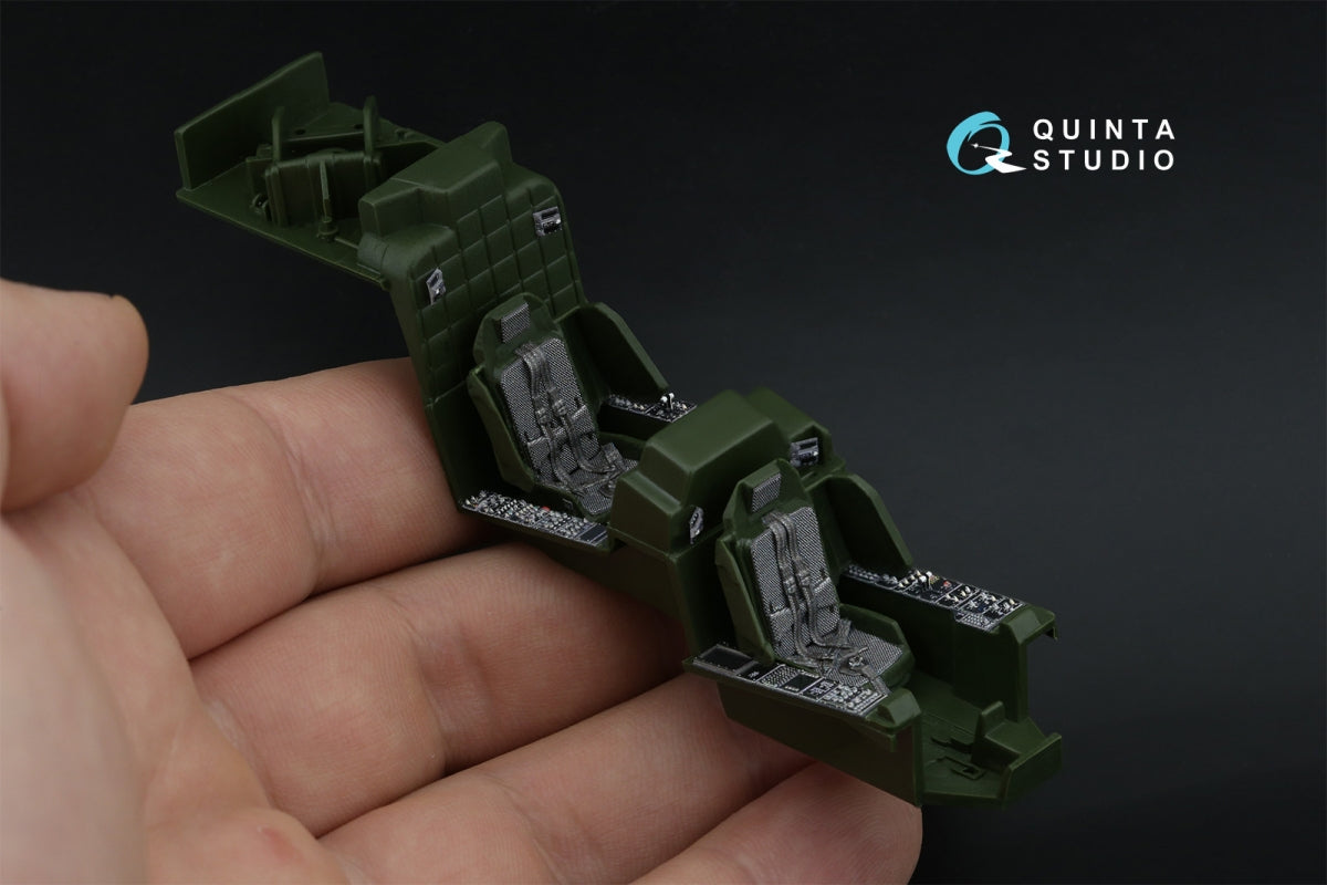Quinta Studio QD48572 AH-64A 3D-Printed &amp;amp; colored Interior on decal paper (Academy/Modelist) 1/48 – obrázek 8