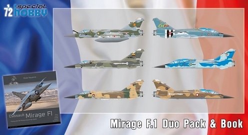 Special Hobby 72414 Mirage F.1 Duo Pack &amp;amp; Book 1/72 – image 2