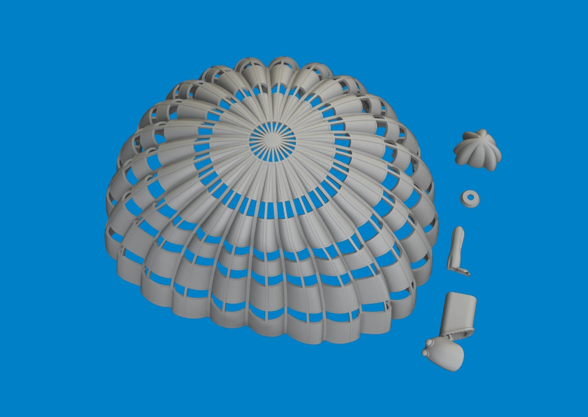 Eduard 672382 F-4E parachute PRINT FINE MOLDS 1/72 – immagine 3