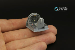 Quinta Studio QD48325 F4U-5N 3D-Printed &amp;amp; colored Interior on decal paper (Hasegawa) 1/48 – immagine 9