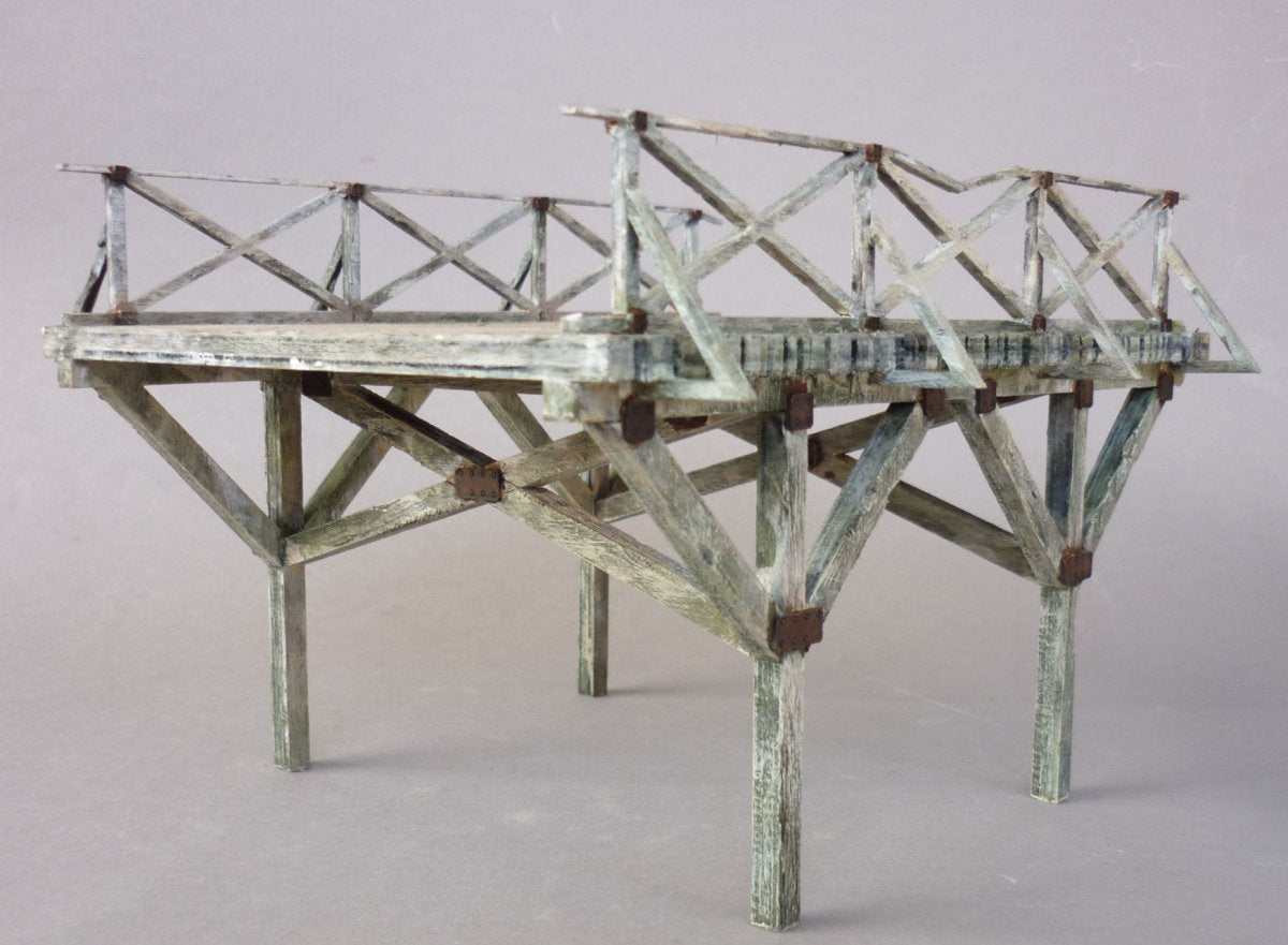 RT-Diorama 35546 Wooden bridge 1/35 – Bild 4