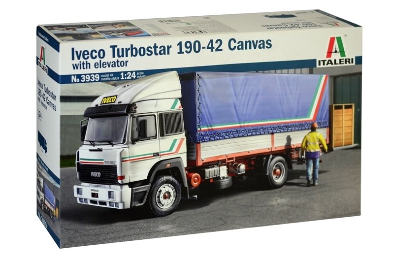 Italeri 3939 Iveco Turbostar 190-42 Canvas with elevator 1/24