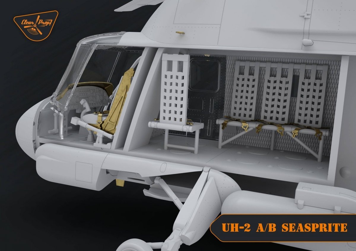 Clear Prop! CP72002 UH-2 A/B Seasprite ADVANCED KIT 1/72 – Bild 6