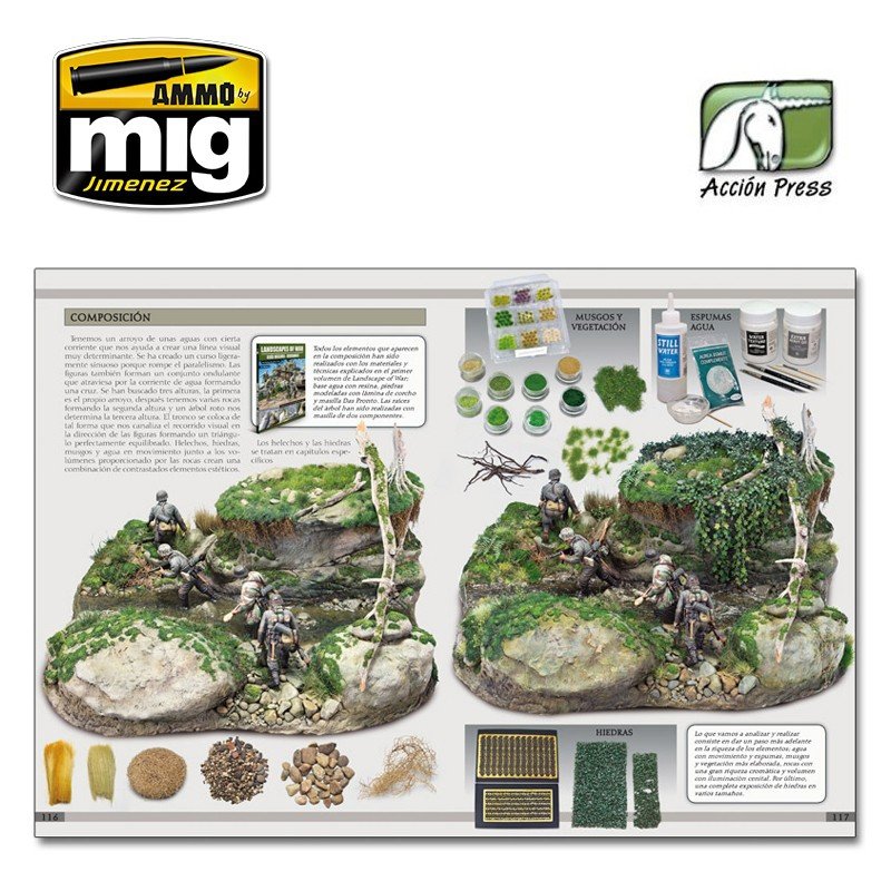 AMMO of Mig EURO0008 Jimenez LANDSCAPES OF WAR: THE GREATEST GUIDE - DIORAMAS VOL. 2 (English) – Bild 2