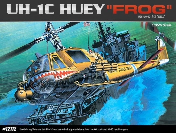 Academy 12112 UH-1C Huey "Frog" 1/35