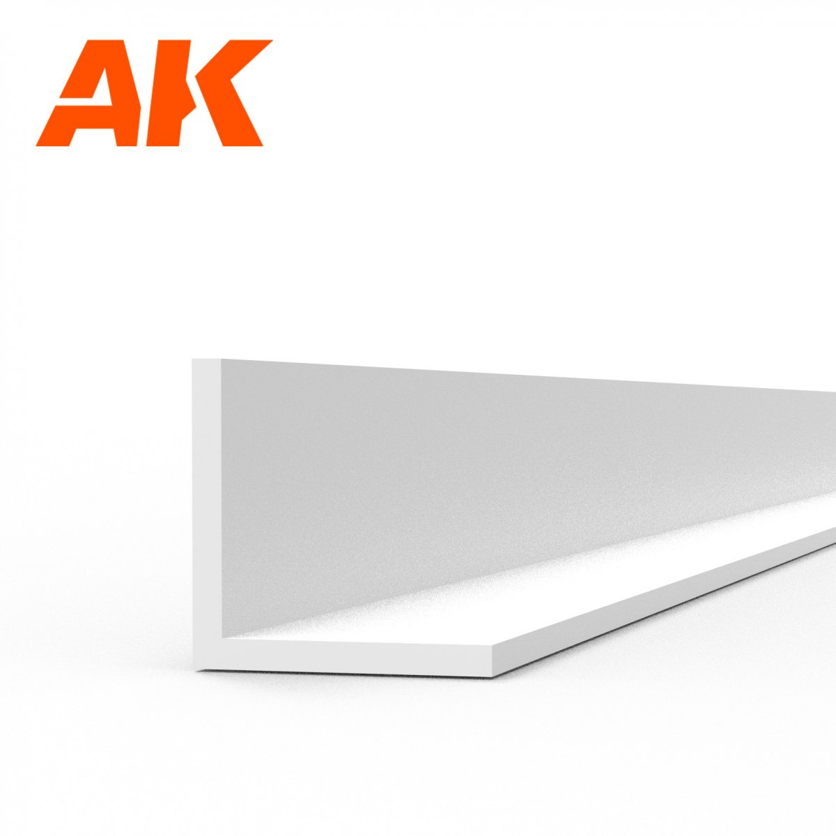 AK Interactive AK6561 ANGLE 3.0 X 3.0 X 350MM – STYRENE ANGLE – (4 UNITS) – image 2
