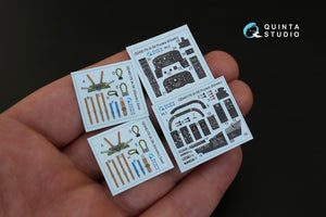 Quinta Studio QD48179 IA 58 Pucara 3D-Printed &amp;amp; colored Interior on decal paper (for Kinetic kit) 1/48 – image 2
