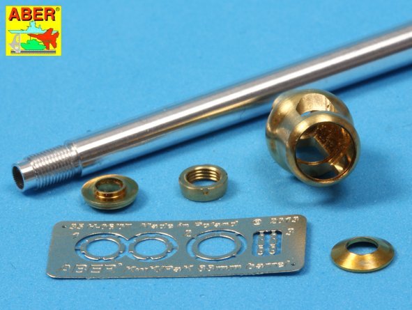 Aber 35L-067N 88 mm Pak 43/3 L/71 Barrel for German Tank Destroyer Jagdpanther Ausf.G1 early 1/35 – Bild 2