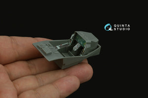 Quinta Studio QD48479 F-35A 3D-Printed &amp;amp; colored Interior on decal paper (Kitty Hawk/Zimi Model) 1/48 – image 9