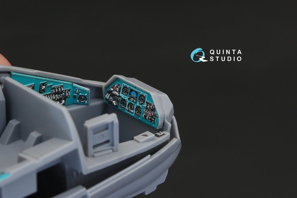 Quinta Studio QD48155 Mi-24P 3D-Printed &amp;amp; colored Interior on decal paper (for Zvezda kit) 1/48 – obrázek 4