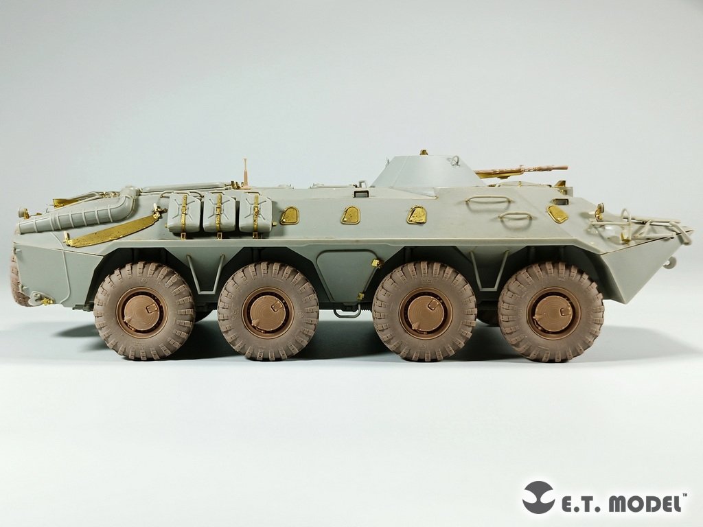 ET Model P35-128 Russian BTR-70 APC Sagged Wheels for Trumpeter kit 1/35 – Bild 6