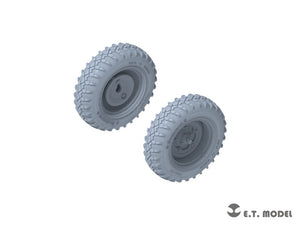 ET Model P35-136 WWII German Schwimmwagen Type166 Sagged wheels Wide For TAMIYA Kit 1/35 – Bild 4